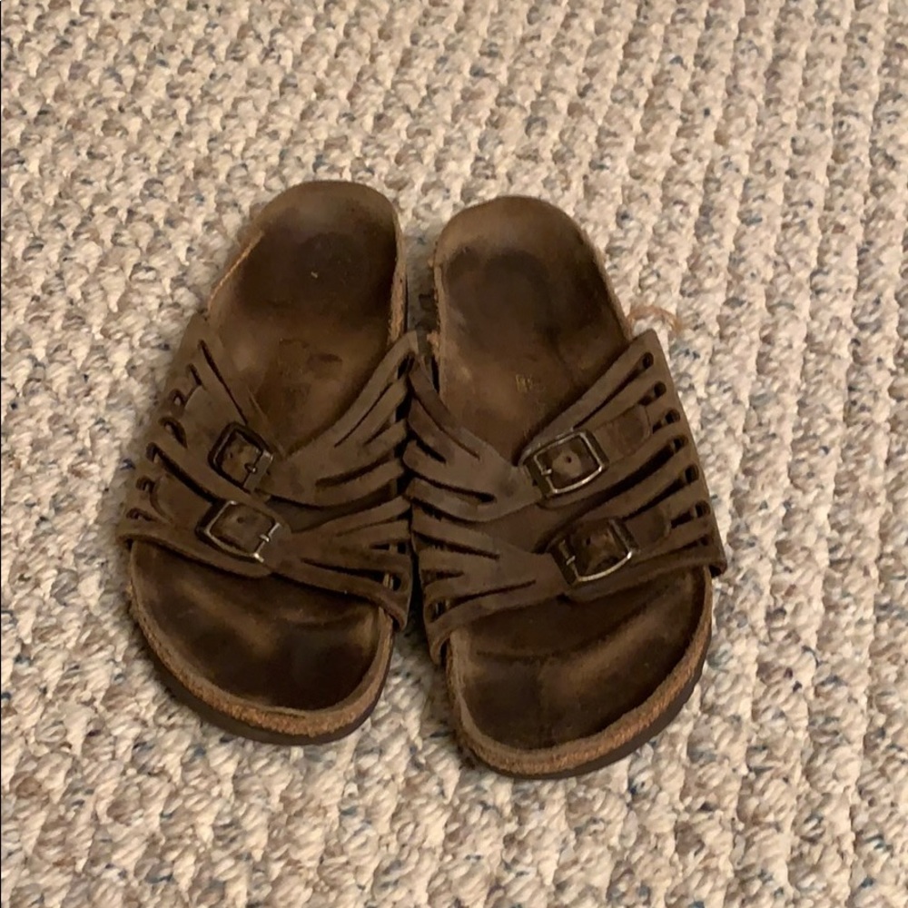 Birkenstocks leather
